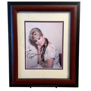 Connie Stevens Autograph Actor Singer Hawaiian Eye Framed Photo 14x17 COA